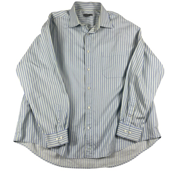 Johnston & Murphy Striped Long Sleeve Button‎ Down XXL - Picture 3 of 10